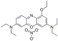 3,7-bis(diethylamino)-1-ethoxyphenoxazin-5-ium nitrate CAS#: 68239-07-6