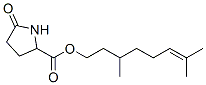 3,7-dimethyloct-6-enyl 5-oxo-DL-prolinate CAS#: 64431-70-5