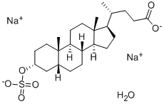 3ALPHA-HYDROXY-5BETA-CHOLAN-24-OIC ACID 3-SULFATE DISODIUM SALT HYDRATE CAS#: 64936-81-8