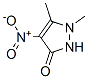 3H-Pyrazol-3-one, 1,2-dihydro-1,5-dimethyl-4-nitro- CAS#: 61885-22-1