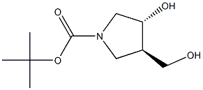 (3R,4R)-tert-Butyl 3-Hydroxy-4-(hydroxyMethyl)pyrrolidine-1-carboxylate CAS#: 635319-09-4