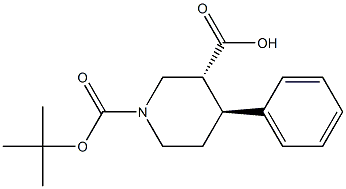 (3R,4S)-1-(tert-Butoxycarbonyl)-4-phenylpiperidine-3-carboxylic acid CAS#: 652971-19-2