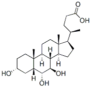 (3a,5b,6a,7b)-3,6,7-trihydroxy-Cholan-24-oic acid CAS#: 6830-03-1