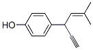 4-(1-Ethynyl-3-methyl-2-butenyl)phenol CAS#: 63141-79-7