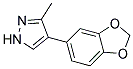 4-(1,3-BENZODIOXOL-5-YL)-3-METHYL-1H-PYRAZOLE CAS#: 667400-03-5