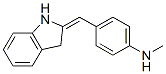 4-(1H-Indol-2(3H)-ylidenemethyl)-N-methylaniline CAS#: 69226-76-2