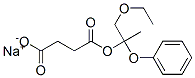 4-(2-Ethoxy-1-methyl-1-phenoxyethoxy)-4-oxobutyric acid sodium salt CAS#: 63716-11-0