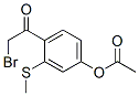 4-(2-bromoacetyl)-3-(methylthio)phenyl acetate CAS#: 66264-75-3