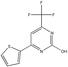 4-(2-thienyl)-6-(trifluoromethyl)pyrimidin-2-ol CAS#: 67804-95-9