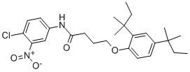 4-(2,4-Bis(tert-pentyl)phenoxy)-N-(4-chloro-3-nitrophenyl)butyramide CAS#: 63134-29-2