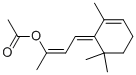 4-(2,6,6-Trimethyl-2-cyclohexen-1-ylidene)-2-acetoxybut-2-ene CAS#: 61693-39-8