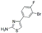 4-(3-BROMO-4-FLUOROPHENYL)THIAZOL-2-YLAMINE CAS#: 676348-24-6