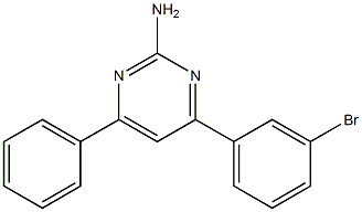 4-(3-BroMophenyl)-6-phenylpyriMidin-2-aMine CAS#: 67005-21-4