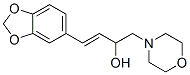 4-(3,4-Methylenedioxyphenyl)-1-morpholino-3-buten-2-ol CAS#: 66596-53-0