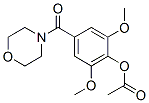 4-(4-Acetoxy-3,5-dimethoxybenzoyl)morpholine CAS#: 63868-49-5