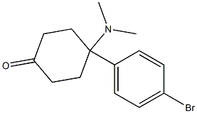 4-(4-BroMophenyl)-4-diMethylaMinocyclohexanone CAS#: 65619-52-5