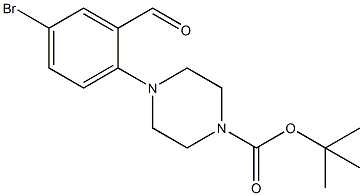 4-(4-Bromo-2-formyl-phenyl)-piperazine-1-carboxylic acid tert-butyl ester CAS#: 628326-05-6