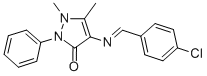 4-(4-CHLOROBENZYLIDENEAMINO)ANTIPYRINE CAS#: 61098-04-2