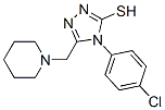4-(4-CHLOROPHENYL)-5-(PIPERIDIN-1-YLMETHYL)-4H-1,2,4-TRIAZOLE-3-THIOL CAS#: 65924-81-4