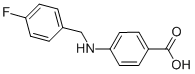 4-((4-FLUOROBENZYL)AMINO)BENZOIC ACID CAS#: 64260-96-4