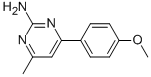 4-(4-METHOXYPHENYL)-6-METHYLPYRIMIDIN-2-AMINE CAS#: 61541-75-1