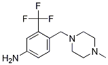 4-(4-Methylpiperazinomethyl)-3-(trifluoromethyl)aniline CAS#: 694499-26-8