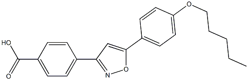 4-(5-(4-(pentyloxy)phenyl)isoxazol-3-yl)benzoic acid CAS#: 179162-55-1