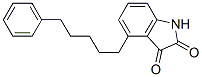 4-(5-Phenylpentyl)-1H-indole-2,3-dione CAS#: 64838-03-5