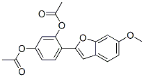 4-(6-Methoxy-2-benzofuranyl)-1,3-benzenediol diacetate CAS#: 67699-39-2