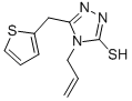 4-ALLYL-5-(THIEN-2-YLMETHYL)-4H-1,2,4-TRIAZOLE-3-THIOL CAS#: 667435-98-5