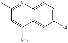 4-AMINO-6-CHLORO-2-METHYLQUINOLINE CAS#: 66735-24-8
