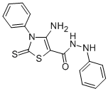 4-Amino-3-phenyl-2-thioxo-2,3-dihydro-5-thiazolecarboxylic acid 2-phen ylhydrazide CAS#: 64686-94-8