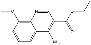 4-Amino-8-methoxyquinoline-3-carboxylic acid ethyl ester CAS#: 697240-49-6