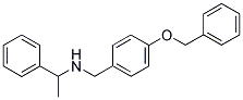 (4-BENZYLOXY-BENZYL)-(1-PHENYL-ETHYL)-AMINE CAS#: 680185-56-2