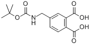 4-(BOC-AMINO)METHYL-1,2-BENZENEDICARBOXYLIC ACID CAS#: 675139-09-0