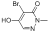 4-BROMO-5-HYDROXY-2-METHYL-2H-PYRIDAZIN-3-ONE CAS#: 64178-59-2