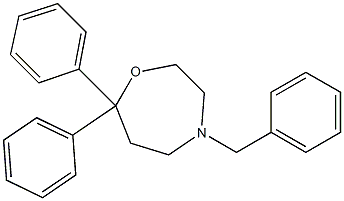 4-Benzyl-7,7-diphenyl-1,4-oxazepane CAS#: 60162-88-1