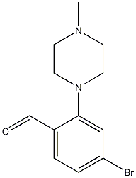 4-Bromo-2-(4-methylpiperazino)benzaldehyde CAS#: 628326-12-5