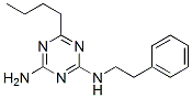 4-Butyl-N'-phenethyl-1,3,5-triazine-2,6-diamine CAS#: 69226-77-3