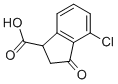 4-CHLORO-2,3-DIHYDRO-3-OXO-1H-INDENE-1-CARBOXYLIC ACID CAS#: 66041-32-5
