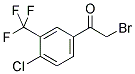 4-CHLORO-3-(TRIFLUOROMETHYL)PHENACYL BROMIDE CAS#: 630404-09-0