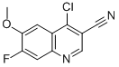 4-CHLORO-7-FLUORO-6-METHOXY-QUINOLINE-3-CARBONITRILE CAS#: 622369-40-8