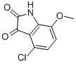 4-CHLORO-7-METHOXY ISATIN CAS#: 60706-07-2