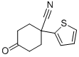 4-CYANO-4-(THIEN-2-YL)CYCLOHEXANONE CAS#: 65619-58-1