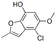 4-Chloro-7-hydroxy-5-methoxy-2-methylbenzofuran CAS#: 61391-65-9