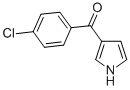 (4-Chlorophenyl)-(1H-pyrrol-3-yl)methanone CAS#: 62128-38-5