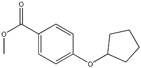 4-Cyclopentyloxy-benzoic acid Methyl ester CAS#: 63763-04-2