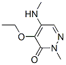 4-Ethoxy-2-methyl-5-methylamino-3(2H)-pyridazinone CAS#: 69236-59-5