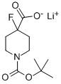 4-FLUORO-1,4-PIPERIDINEDICHARBOXYLIC ACID,1(1,1-DIMETHYLETHYL)ESTER, LITHIUM SALT CAS#: 618900-67-7