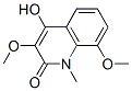 4-Hydroxy-3,8-dimethoxy-1-methylquinolin-2(1H)-one CAS#: 64595-74-0